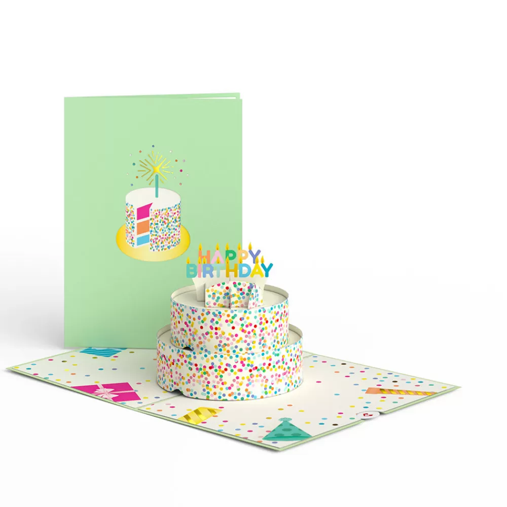 Lovepop Greeting Cards | Birthday | Sprinkles Birthday Cake Pop-Up Card