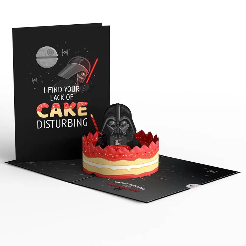 Lovepop Birthday | Star Wars | Star Wars™ Darth Vader™ Birthday Cake Pop-Up Card