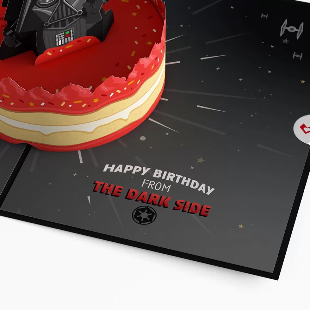 Lovepop Birthday | Star Wars | Star Wars™ Darth Vader™ Birthday Cake Pop-Up Card