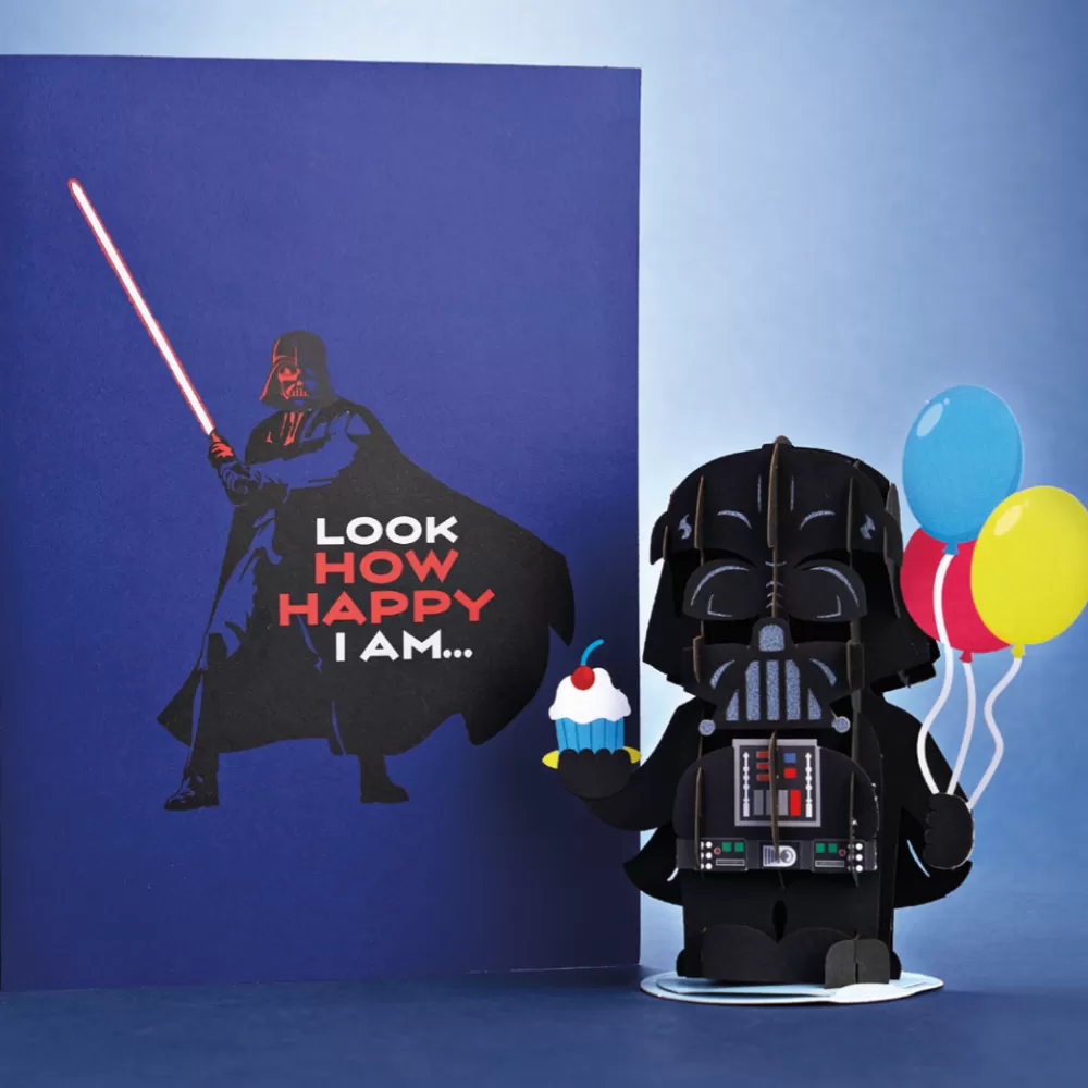 Lovepop Birthday | Star Wars | Star Wars™ Darth Vader™ Birthday Card with Pop-Up Gift