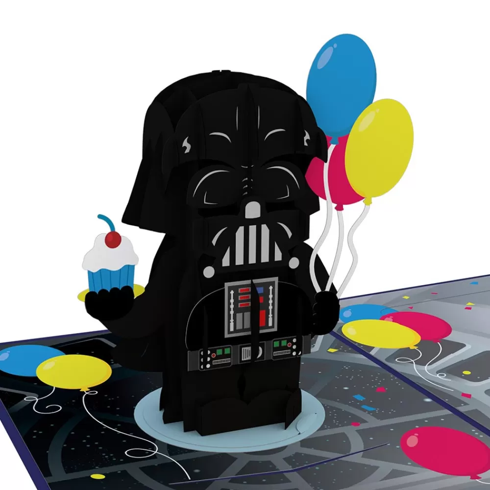 Lovepop Birthday | Star Wars | Star Wars™ Darth Vader™ Birthday Card with Pop-Up Gift