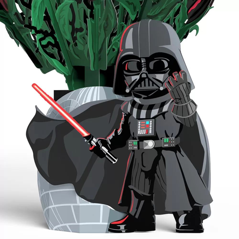 Lovepop Pop-Up Bouquets | Card & Gift Bundles | Star Wars™ Darth Vader™ Birthday Pop-Up Card & Flower Buds Bouquet Bundle