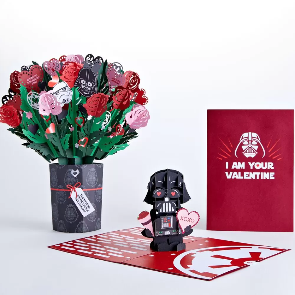 Lovepop Pop-Up Bouquets | Card & Gift Bundles | Star Wars™ Darth Vader™ Valentine Bundle