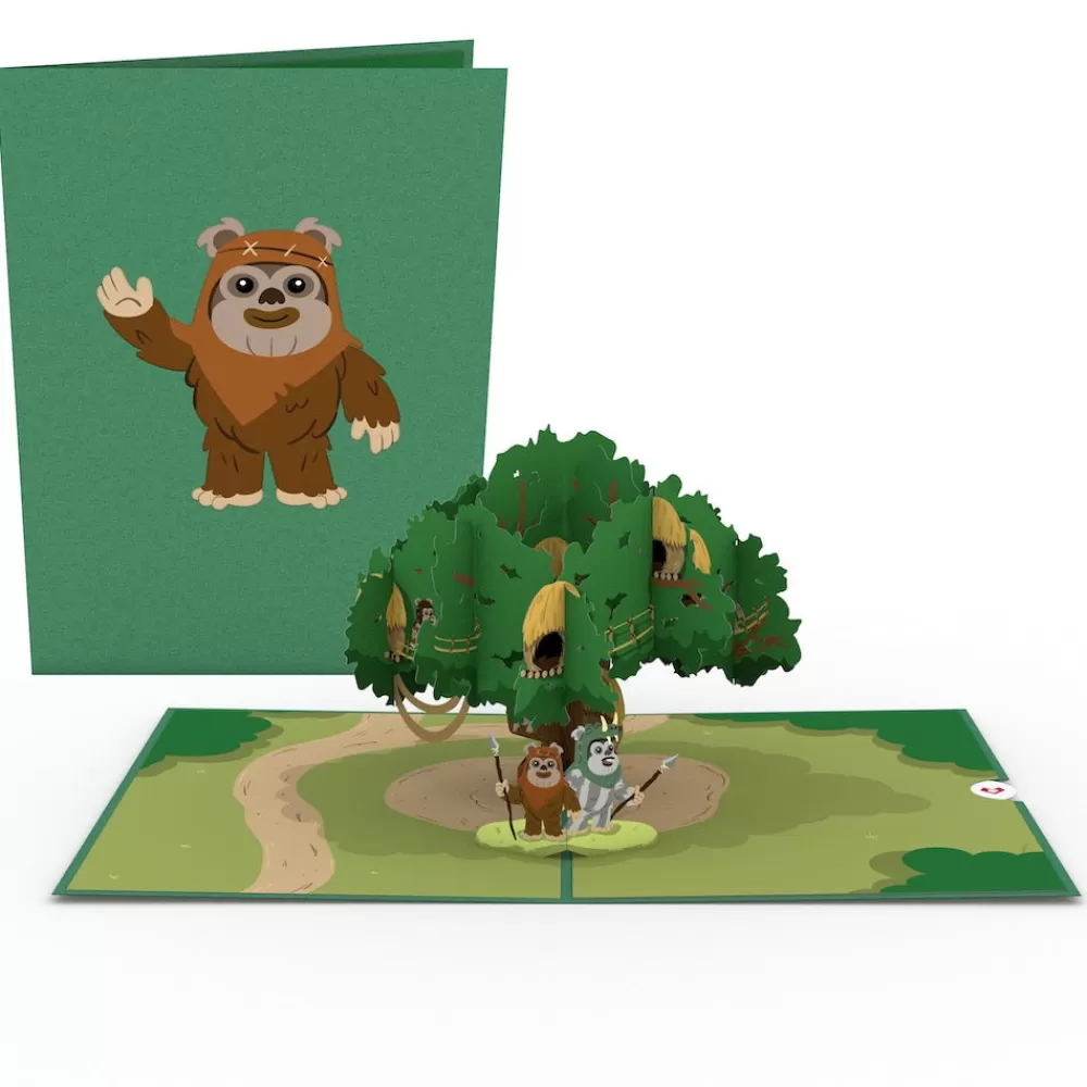 Lovepop Birthday | Dad | Star Wars Ewok Village Pop-Up Card