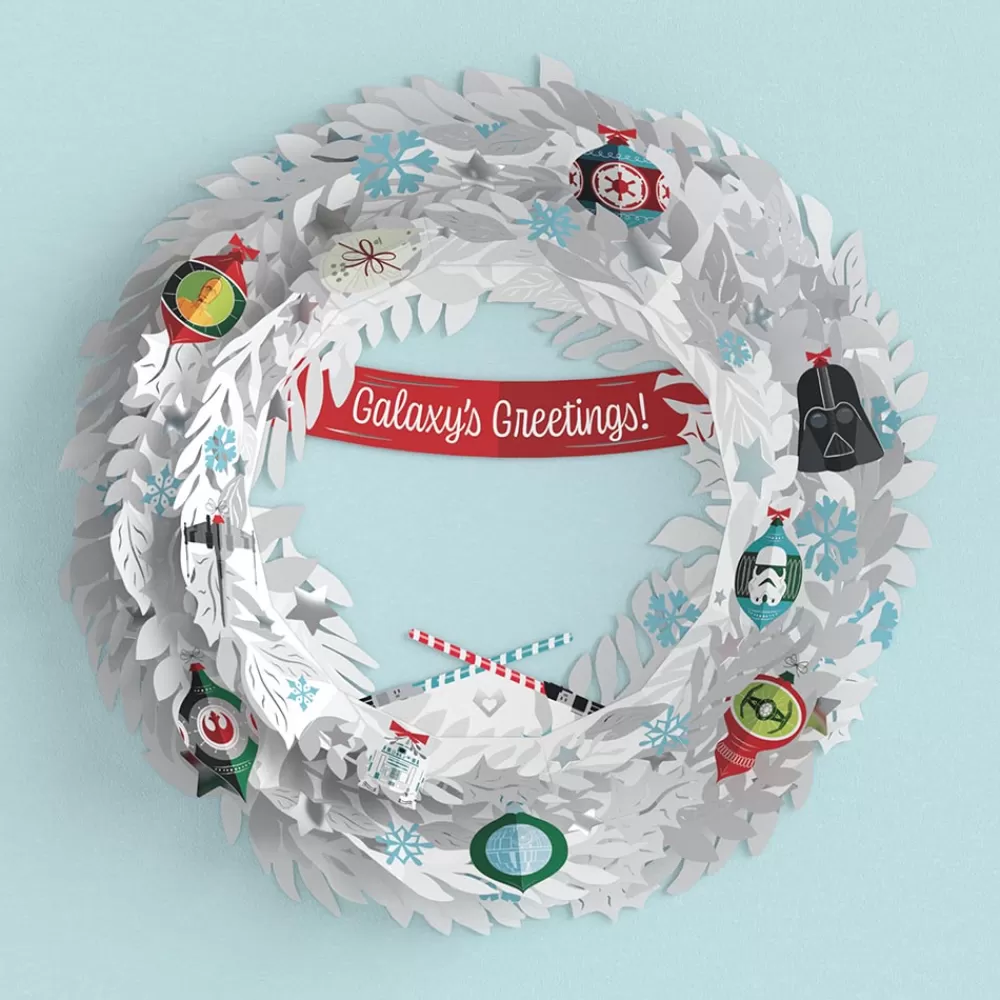 Lovepop Decor | Christmas 12/25 | Star Wars™ Galaxy's Greetings Wreath