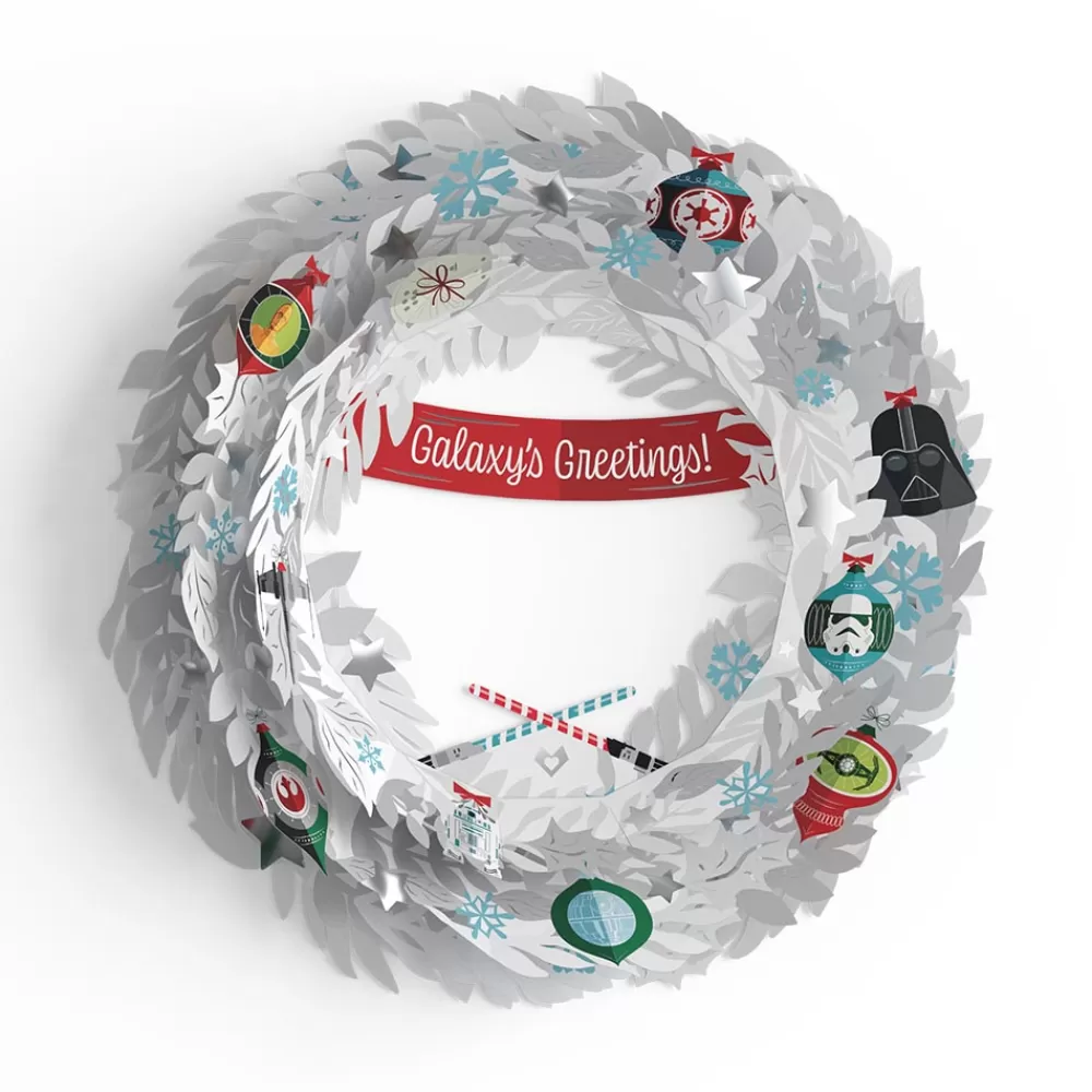 Lovepop Decor | Christmas 12/25 | Star Wars™ Galaxy's Greetings Wreath