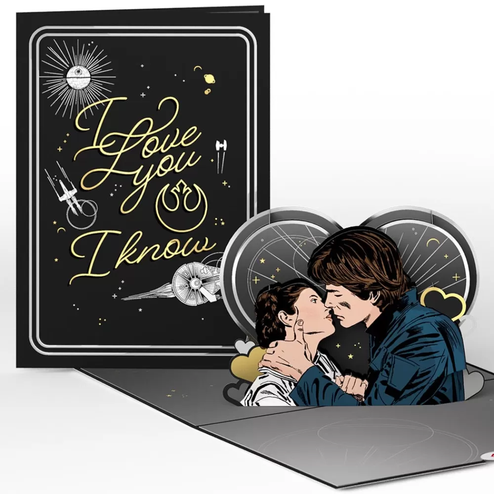 Lovepop Greeting Cards | Valentine'S Day 2/14 | Star Wars™ Han Solo & Leia Love Pop-Up Card