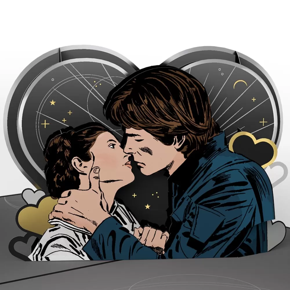 Lovepop Greeting Cards | Valentine'S Day 2/14 | Star Wars™ Han Solo & Leia Love Pop-Up Card