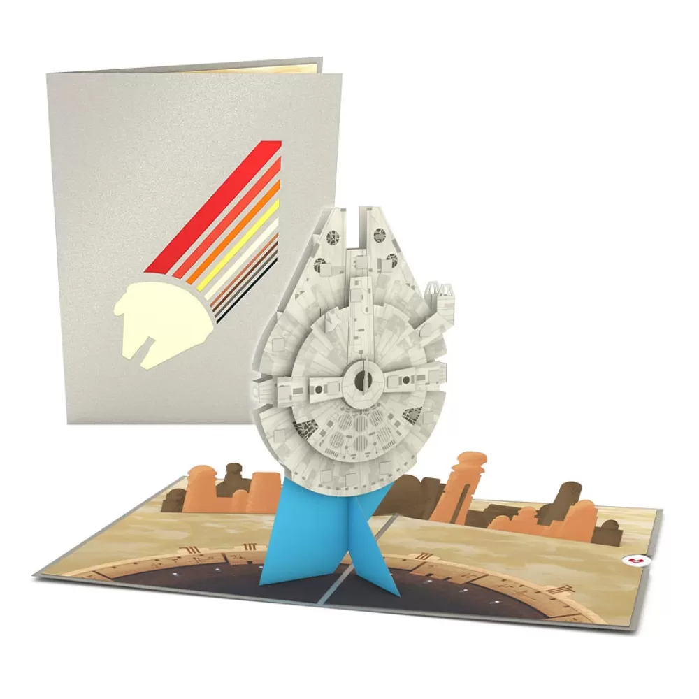 Lovepop Greeting Cards | Birthday | Star Wars™ Millennium Falcon™ Pop-Up Card