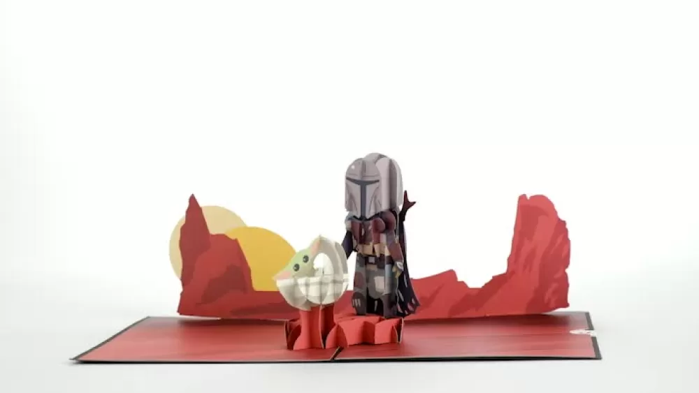 Lovepop Father'S Day 6/15 | Dad | Star Wars™ The Mandalorian™ A Mandalorian Father's Day Pop-Up Card
