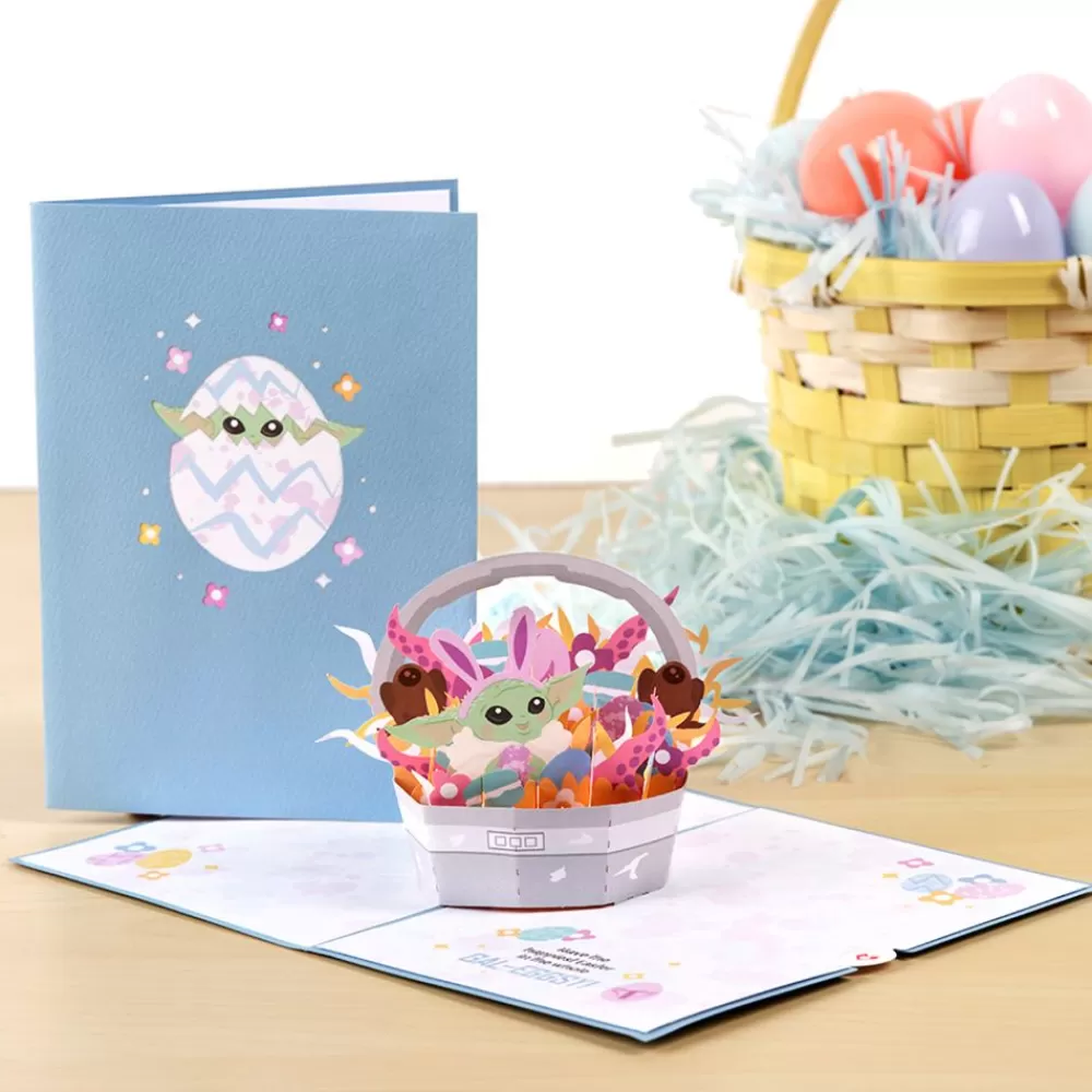 Lovepop Easter 4/20 | Kids | Star Wars™ The Mandalorian™ Best Easter in the Gal-eggsy Pop-Up Card