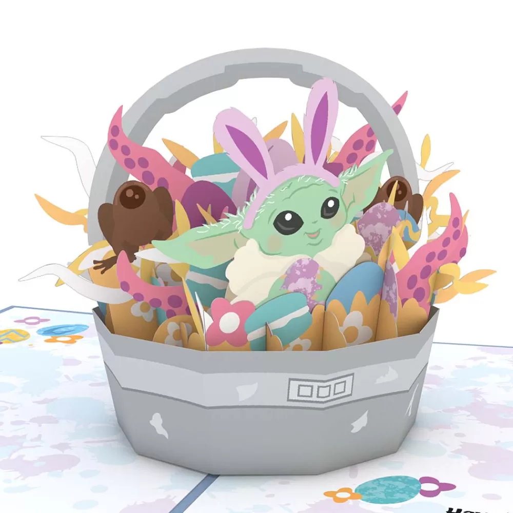 Lovepop Easter 4/20 | Kids | Star Wars™ The Mandalorian™ Best Easter in the Gal-eggsy Pop-Up Card