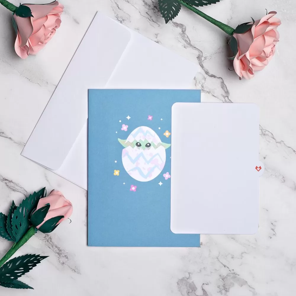 Lovepop Easter 4/20 | Kids | Star Wars™ The Mandalorian™ Best Easter in the Gal-eggsy Pop-Up Card
