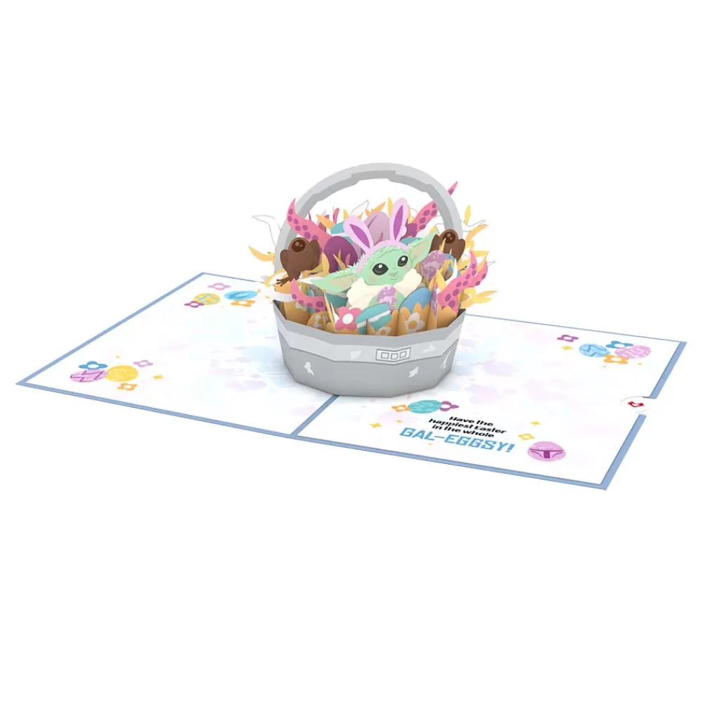 Lovepop Easter 4/20 | Kids | Star Wars™ The Mandalorian™ Best Easter in the Gal-eggsy Pop-Up Card
