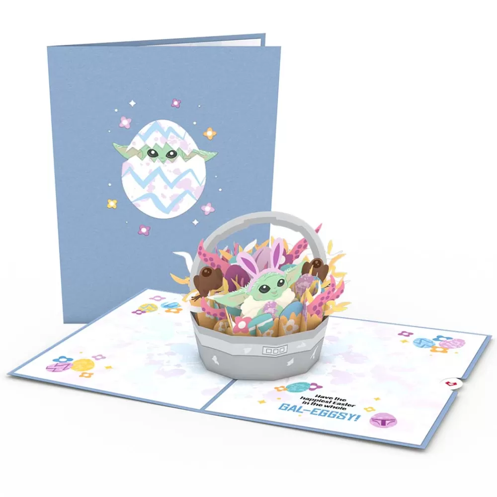 Lovepop Easter 4/20 | Kids | Star Wars™ The Mandalorian™ Best Easter in the Gal-eggsy Pop-Up Card