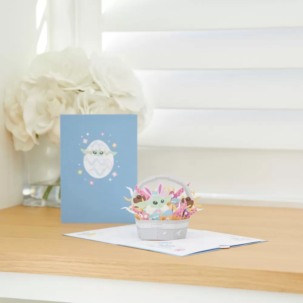Lovepop Easter 4/20 | Kids | Star Wars™ The Mandalorian™ Best Easter in the Gal-eggsy Pop-Up Card