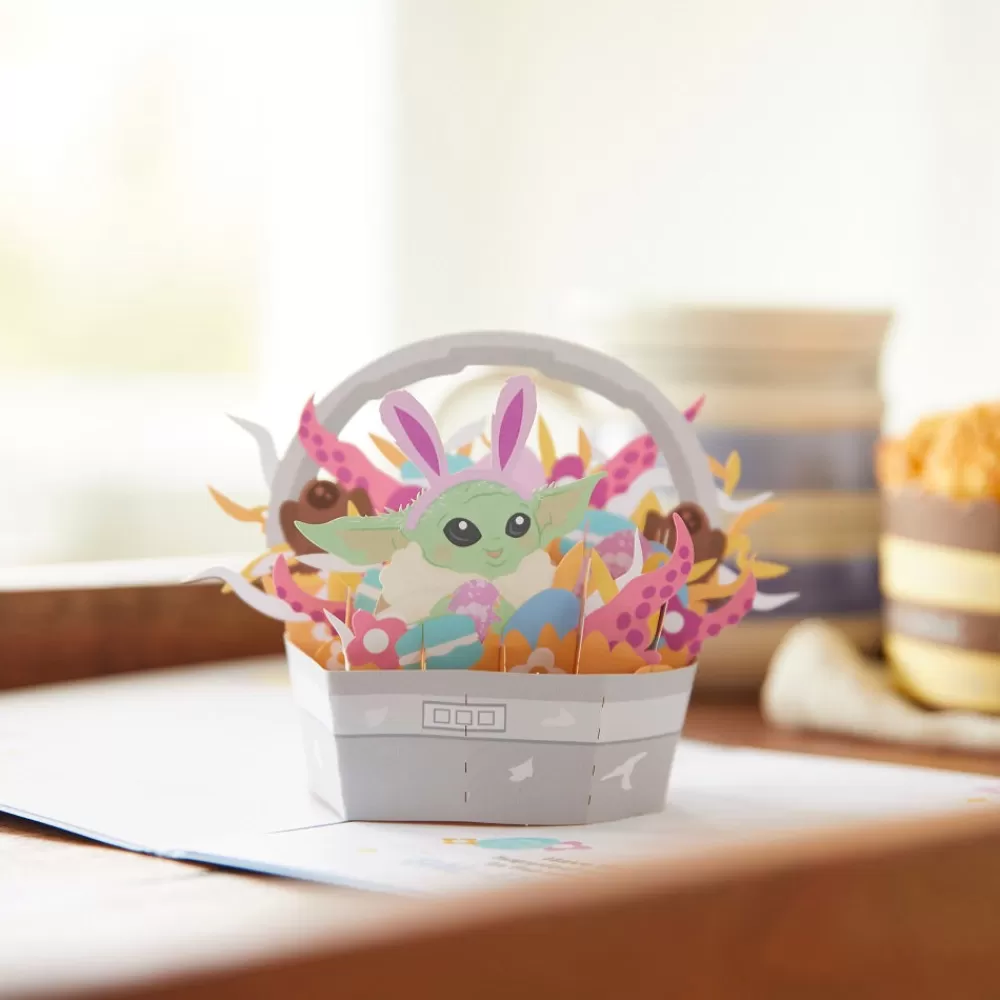 Lovepop Easter 4/20 | Kids | Star Wars™ The Mandalorian™ Best Easter in the Gal-eggsy Pop-Up Card
