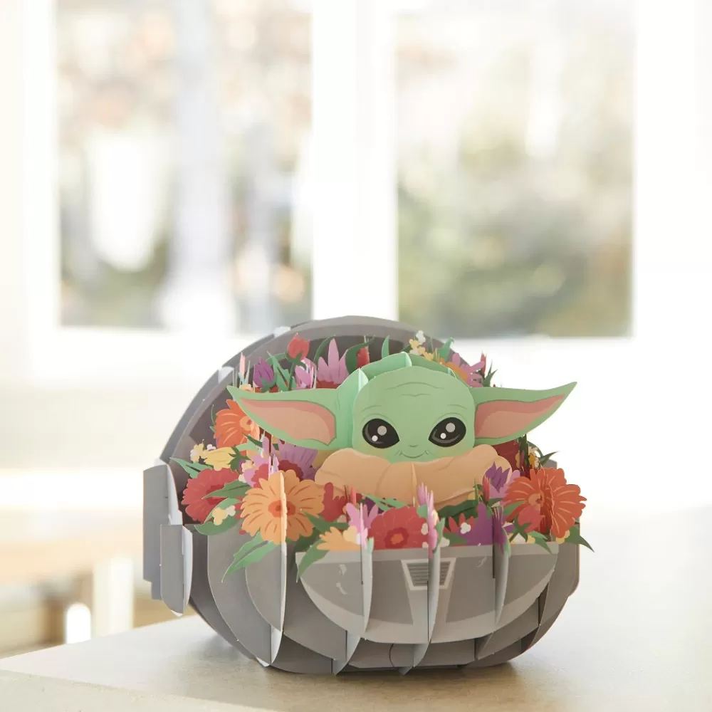 Lovepop Decor | Just Because | Star Wars™ The Mandalorian™ Floral Grogu™ Giant Pop-Up Gift