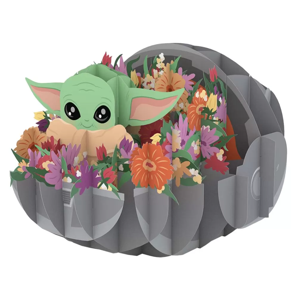 Lovepop Decor | Just Because | Star Wars™ The Mandalorian™ Floral Grogu™ Giant Pop-Up Gift