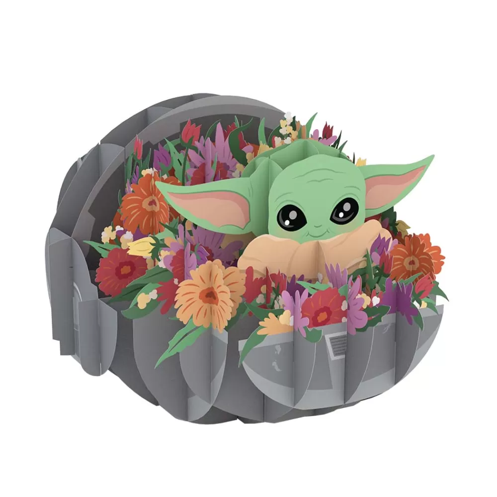 Lovepop Decor | Just Because | Star Wars™ The Mandalorian™ Floral Grogu™ Giant Pop-Up Gift