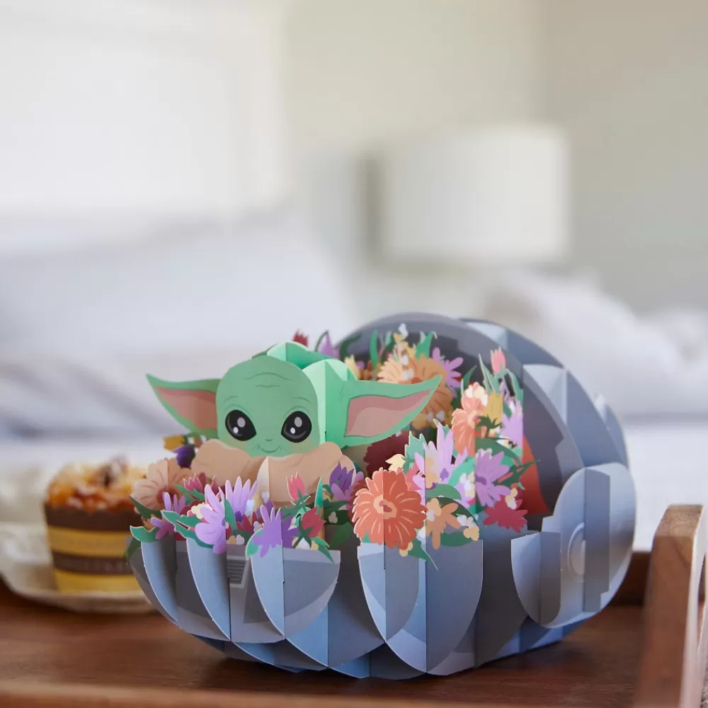 Lovepop Decor | Just Because | Star Wars™ The Mandalorian™ Floral Grogu™ Giant Pop-Up Gift