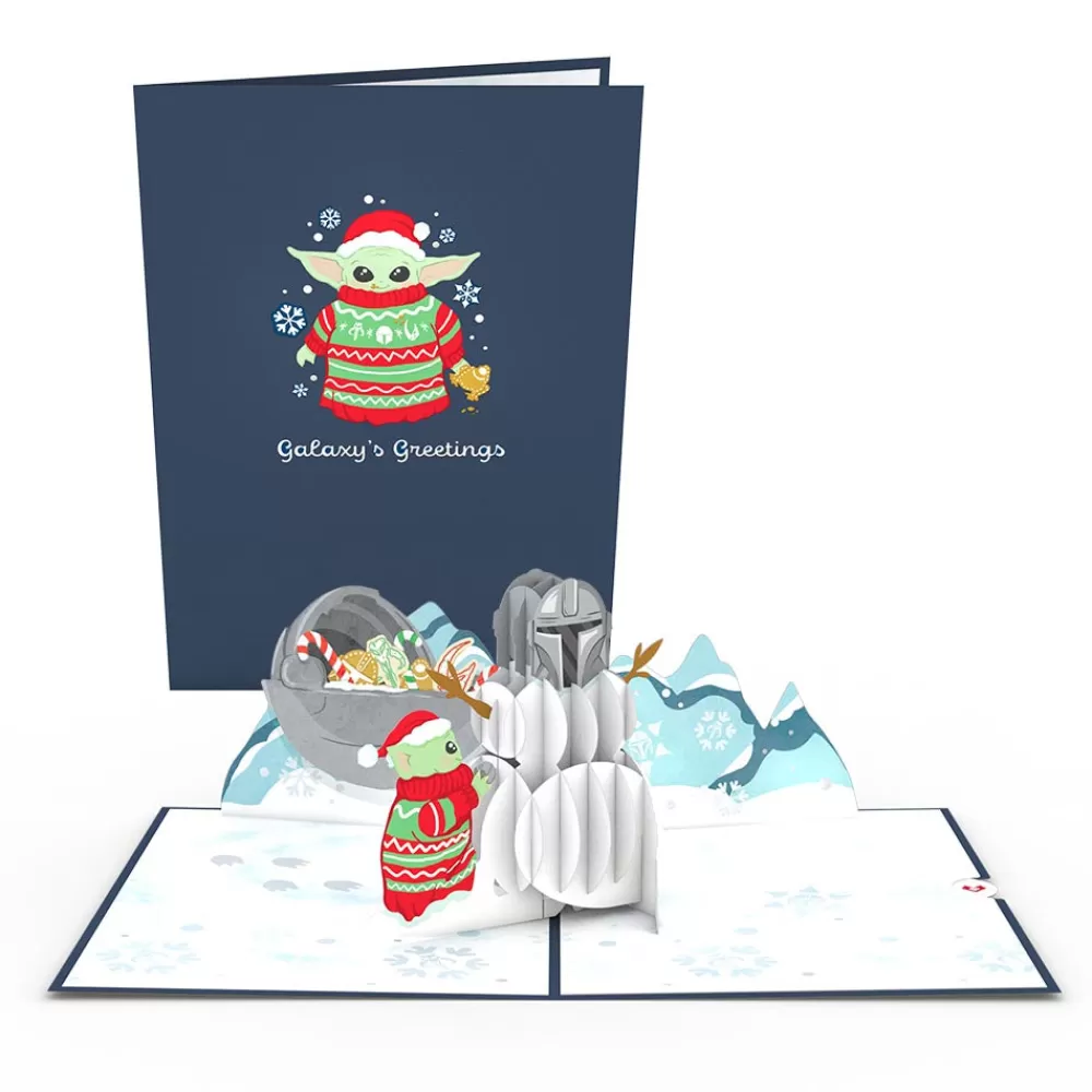 Lovepop Christmas 12/25 | Star Wars | Star Wars™ The Mandalorian™ Galaxy's Greetings Pop-Up Card