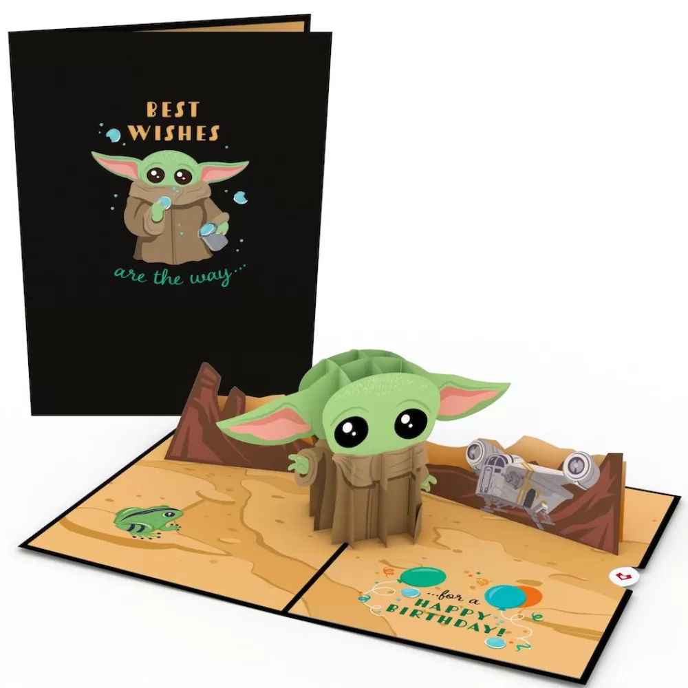 Lovepop Birthday | Kids | Star Wars™ The Mandalorian™ Grogu™ Birthday Best Wishes Pop-Up Card