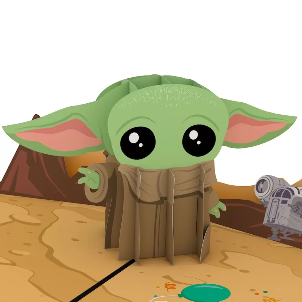 Lovepop Birthday | Kids | Star Wars™ The Mandalorian™ Grogu™ Birthday Best Wishes Pop-Up Card