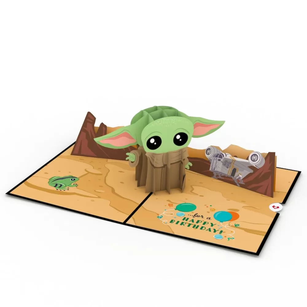 Lovepop Birthday | Kids | Star Wars™ The Mandalorian™ Grogu™ Birthday Best Wishes Pop-Up Card