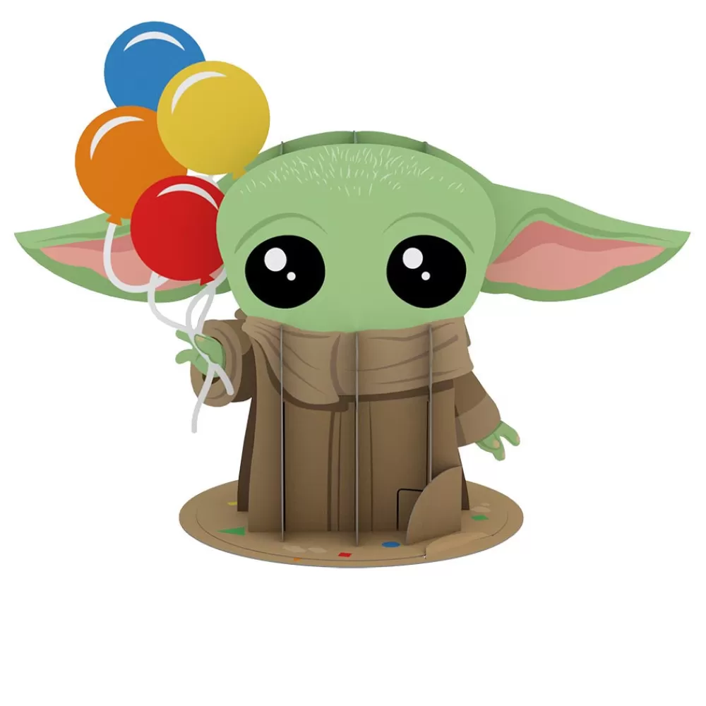 Lovepop Birthday | Kids | Star Wars™ The Mandalorian™ Grogu™ Birthday Card with Pop-Up Gift