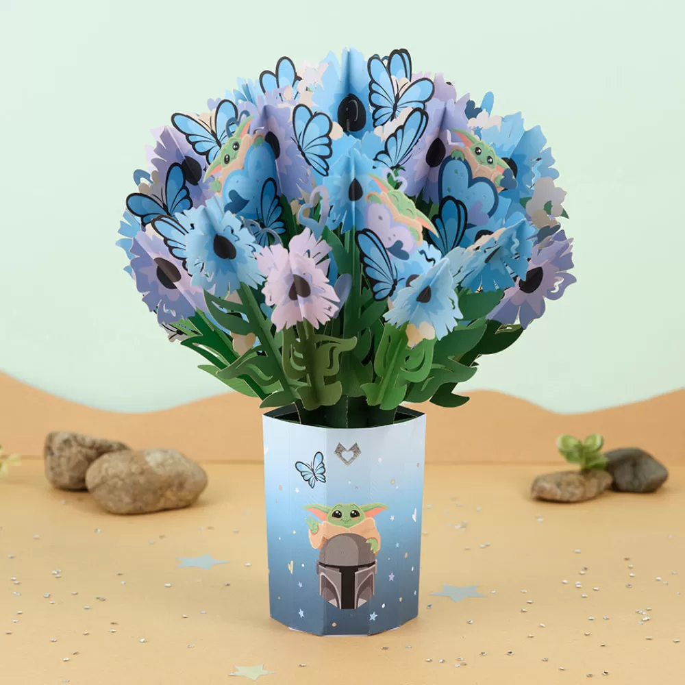 Lovepop Pop-Up Bouquets | Star Wars | Star Wars™ The Mandalorian™ Grogu™ Butterfly Bouquet