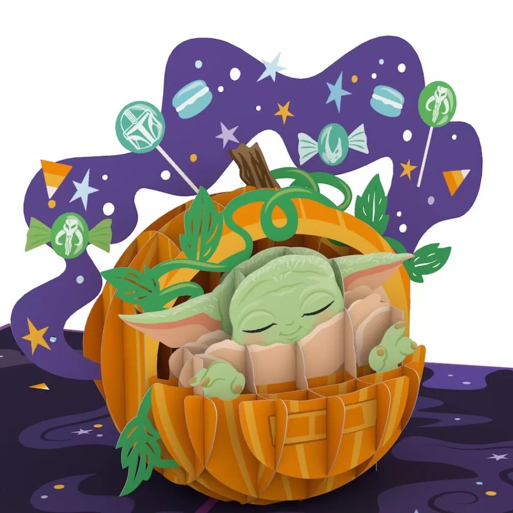 Lovepop Halloween 10/31 | Kids | Star Wars™ The Mandalorian™ Grogu™ Candy is the Way Pop-Up Card