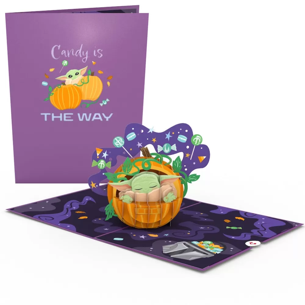 Lovepop Halloween 10/31 | Kids | Star Wars™ The Mandalorian™ Grogu™ Candy is the Way Pop-Up Card