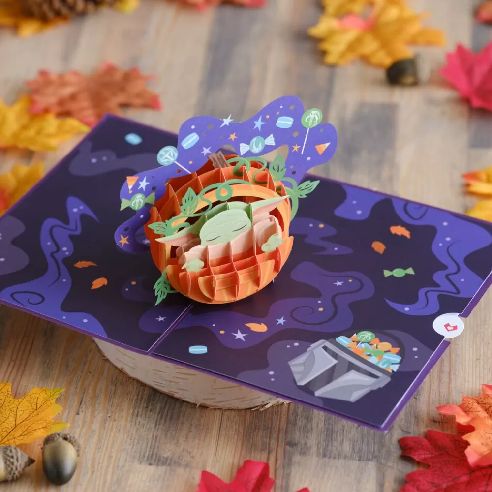 Lovepop Halloween 10/31 | Kids | Star Wars™ The Mandalorian™ Grogu™ Candy is the Way Pop-Up Card