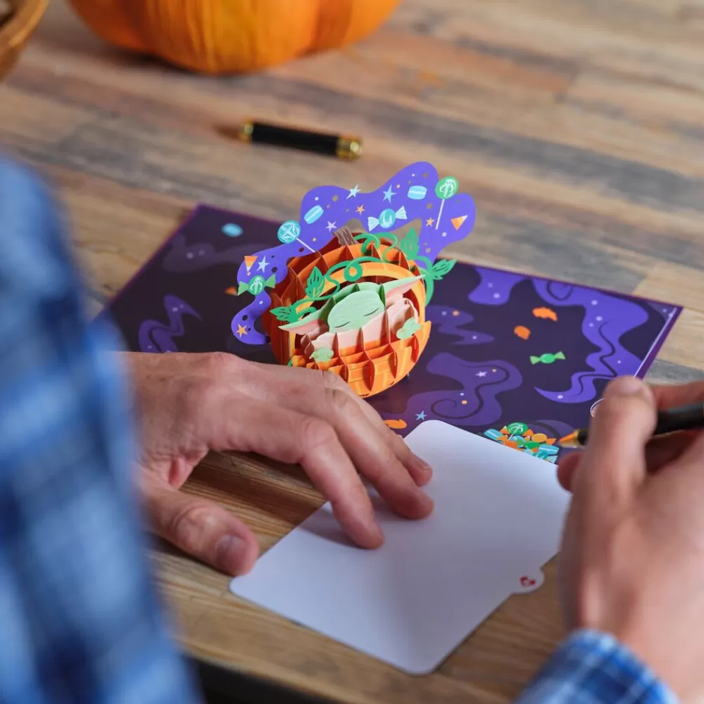Lovepop Halloween 10/31 | Kids | Star Wars™ The Mandalorian™ Grogu™ Candy is the Way Pop-Up Card