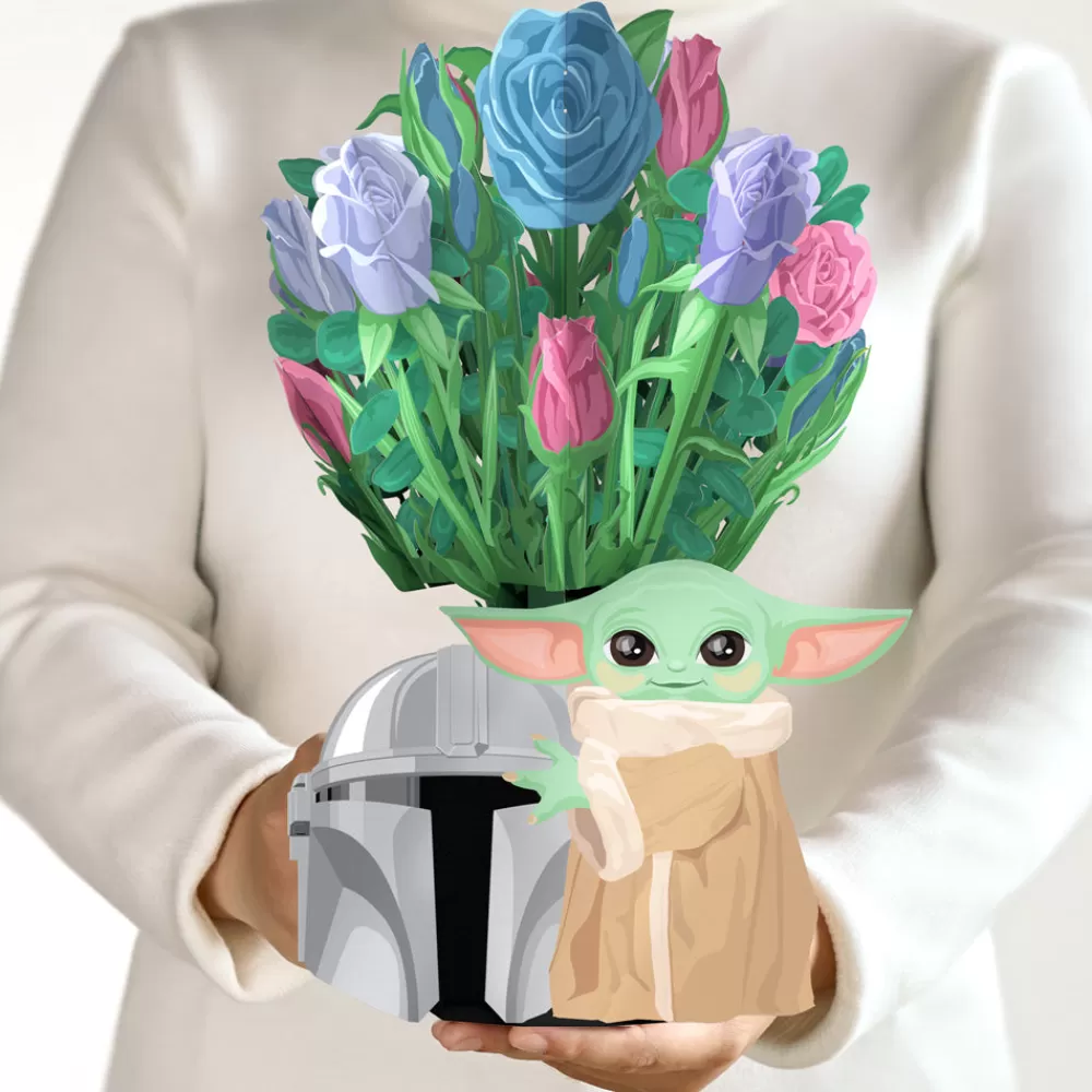 Lovepop Pop-Up Bouquets | Flower Buds | Star Wars™ The Mandalorian™ Grogu™ Flower Buds Bouquet