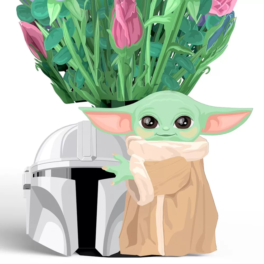 Lovepop Pop-Up Bouquets | Flower Buds | Star Wars™ The Mandalorian™ Grogu™ Flower Buds Bouquet