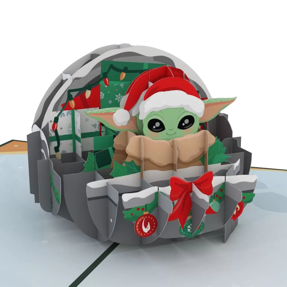 Lovepop Christmas 12/25 | Star Wars | Star Wars™ The Mandalorian™ Grogu™ Happy Holidays Pop-Up Card