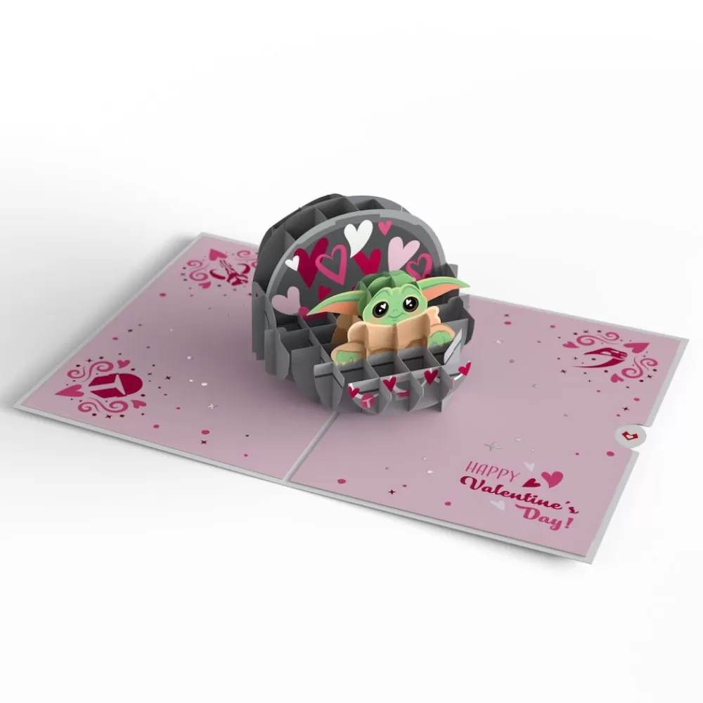 Lovepop Valentine'S Day 2/14 | Star Wars | Star Wars™ The Mandalorian™ Grogu™ Love is the Way Pop-Up Card