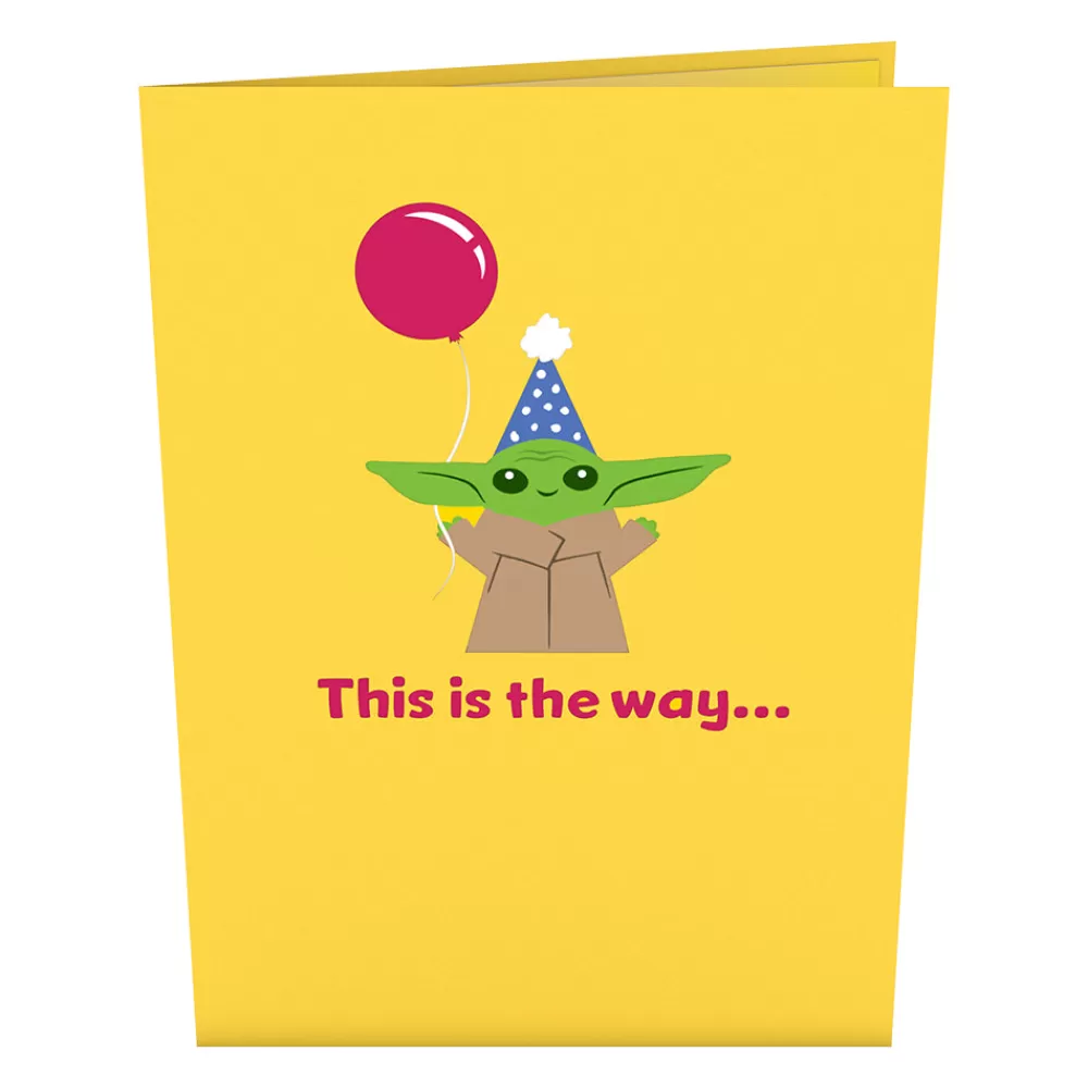 Lovepop Birthday | Kids | Star Wars™ The Mandalorian™ The Birthday Way Pop-Up Card