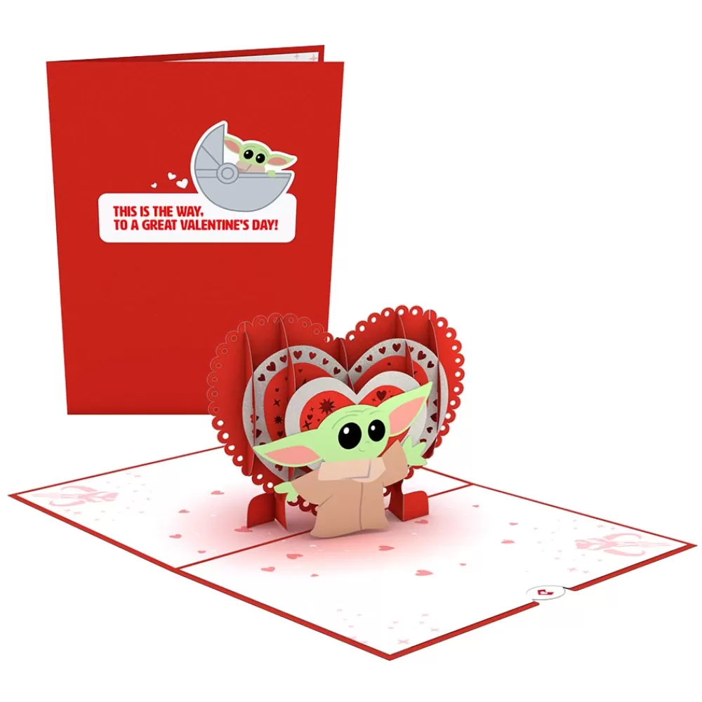 Lovepop Valentine'S Day 2/14 | Kids | Star Wars™ The Mandalorian™ The Child: Valentine's Way Pop-Up Card