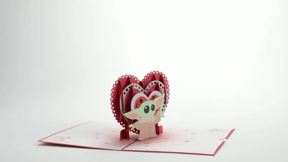 Lovepop Valentine'S Day 2/14 | Kids | Star Wars™ The Mandalorian™ The Child: Valentine's Way Pop-Up Card