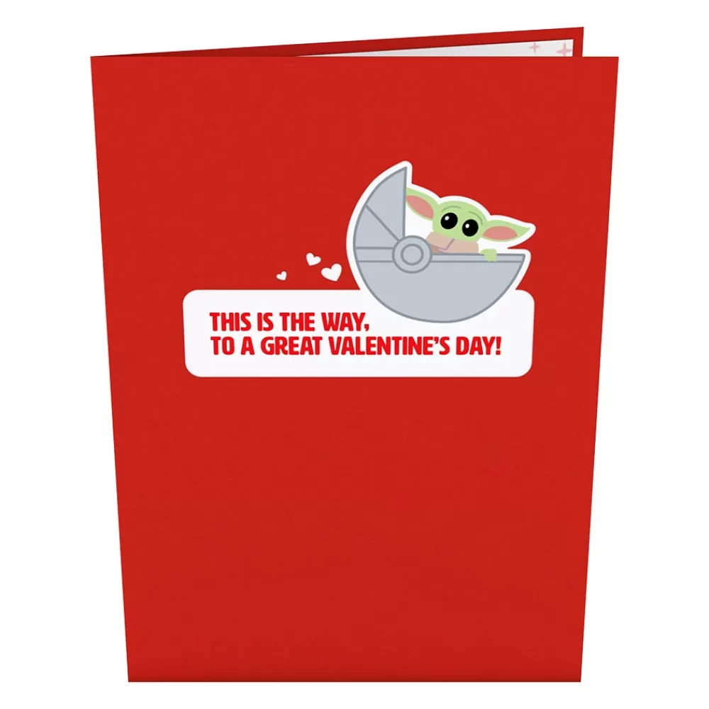 Lovepop Valentine'S Day 2/14 | Kids | Star Wars™ The Mandalorian™ The Child: Valentine's Way Pop-Up Card