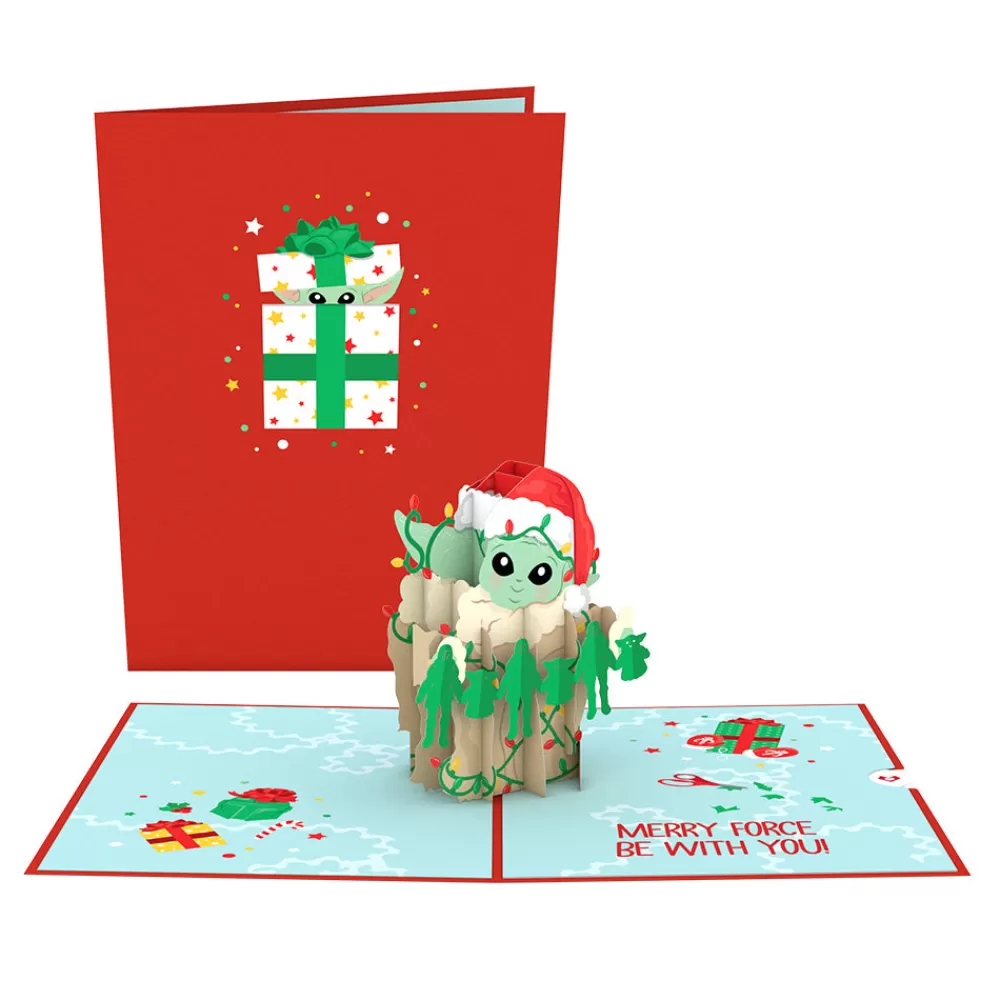 Lovepop Christmas 12/25 | Kids | Star Wars™ The Mandalorian™ Very Merry Grogu™ Pop-Up Card