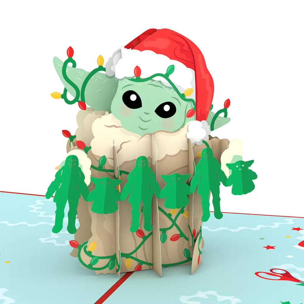 Lovepop Christmas 12/25 | Kids | Star Wars™ The Mandalorian™ Very Merry Grogu™ Pop-Up Card