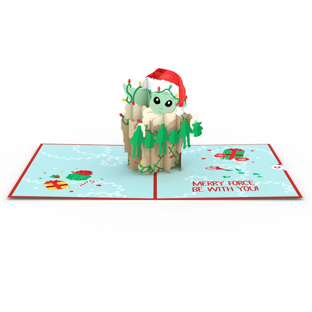 Lovepop Christmas 12/25 | Kids | Star Wars™ The Mandalorian™ Very Merry Grogu™ Pop-Up Card