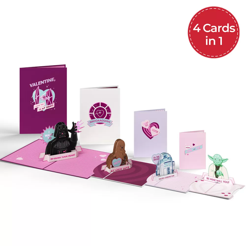 Lovepop Valentine'S Day 2/14 | Him | Star Wars™ Valentine's Day 4-in-1 Nesting Card