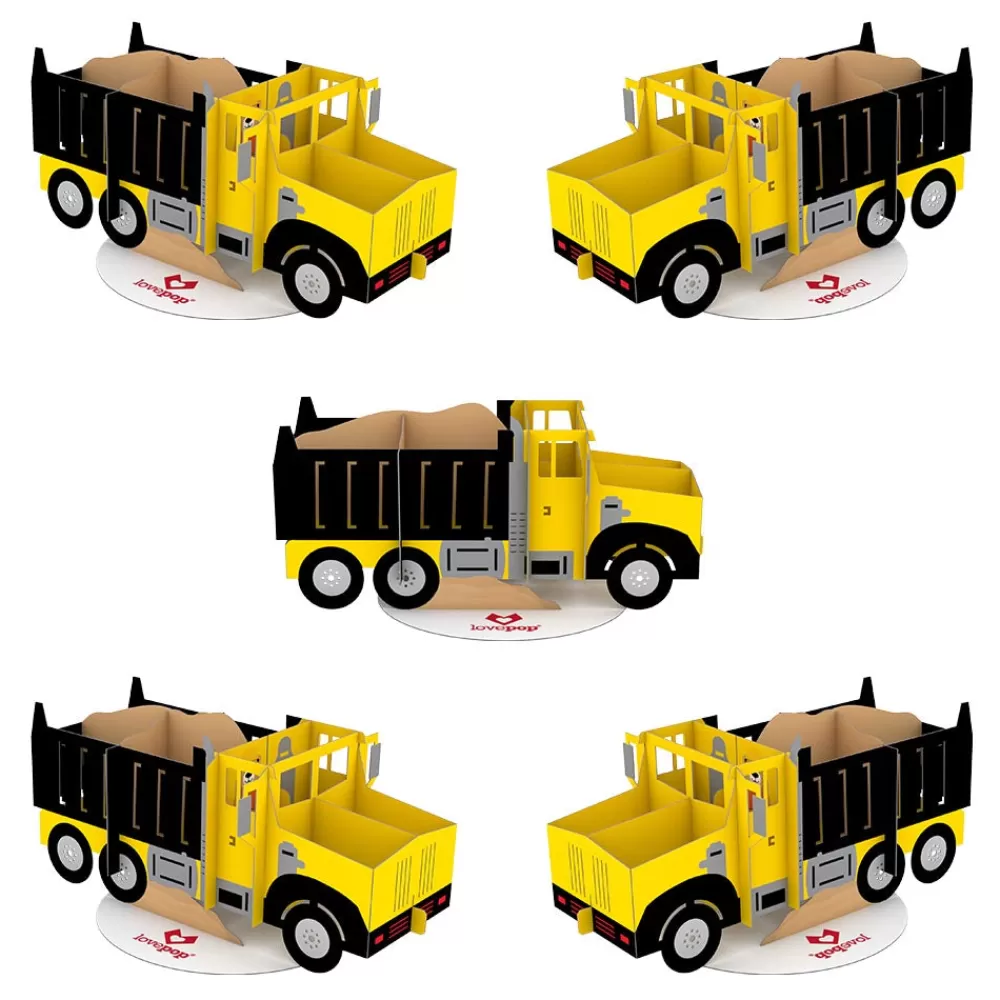 Lovepop Pop-Up Stickers | Kids | Stickerpop™: Dump Truck (5-Pack)