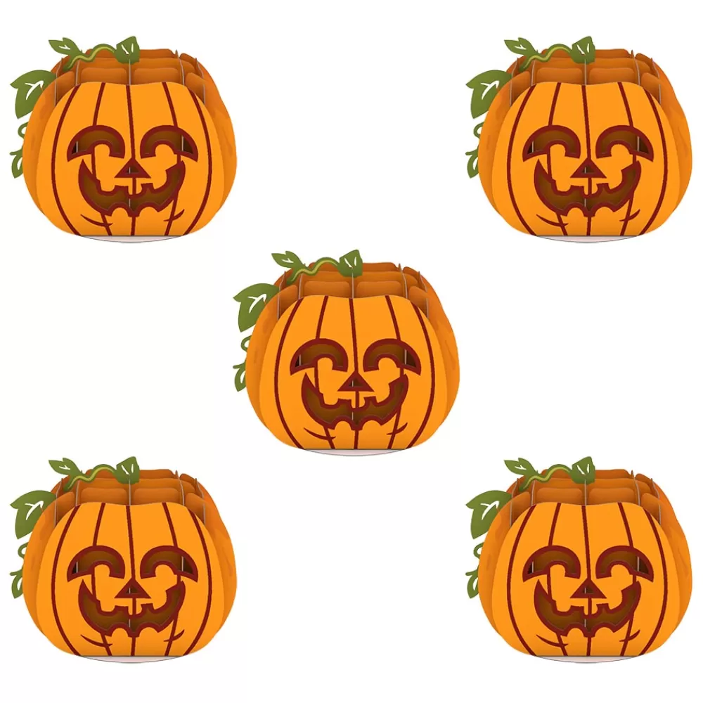 Lovepop Pop-Up Stickers | Halloween 10/31 | Stickerpop™: Happy Halloween Pumpkin (5-Pack)