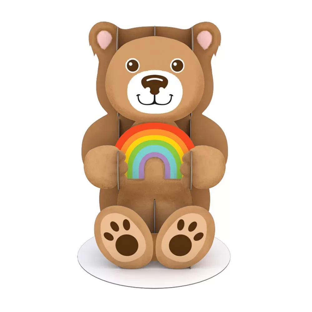 Lovepop Pop-Up Stickers | Kids | Stickerpop™: Rainbow Bear (1-Pack)